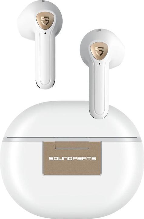 Actual product image Soundpeats Earphones Air 3 Deluxe HS TWS (white) (ANC, 5 h, Cable)