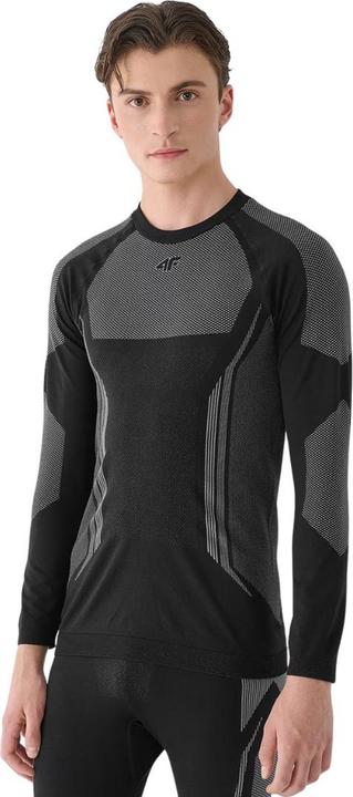 4F Koszulka termoaktywna męska M165 głęboka czerń 4FWAW24USEAM165 20S L/XL (XL)