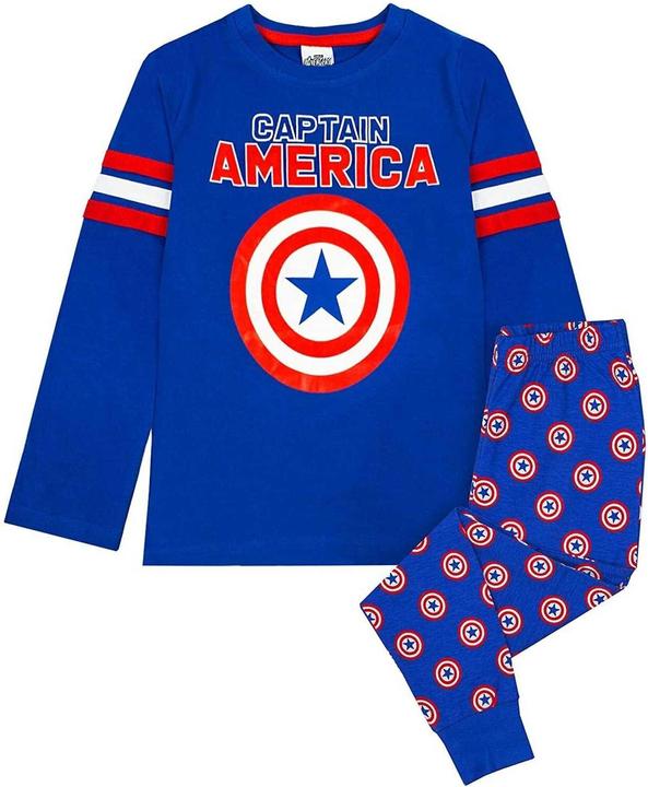 Image du produit Captain America Pyjama avec pantalon long garçon (104)