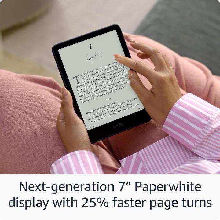 Actual product image Amazon Kindle Paperwhite (7", 16 GB, Raspberry)