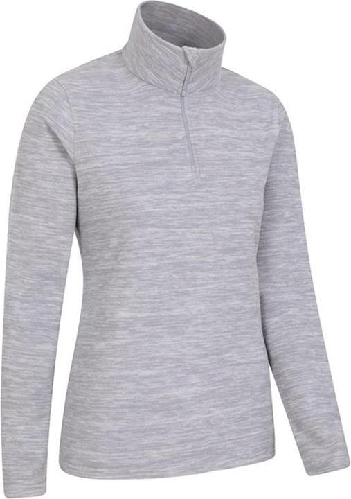 Actual product image Mountain Warehouse Womens/Ladies Snowdon Melange Fleece Top (44 D)