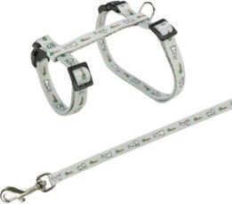 Actual product image Trixie Harness with leash for rabbit with bunny pattern (Dog, General)