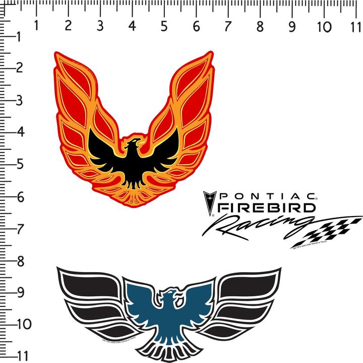 Immagine prodotto Pontiac Firebird Deluxe Adesivi Misura Confezione 50