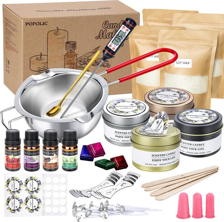Actual product image Popolic Candle making kit