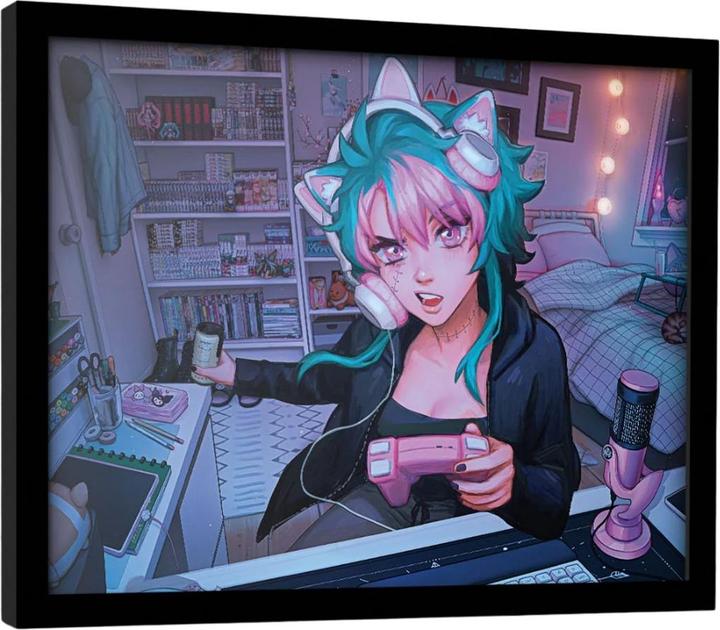 Actual product image Ivy Dolamore Wtf Moment Framed Poster (40 x 30 cm)