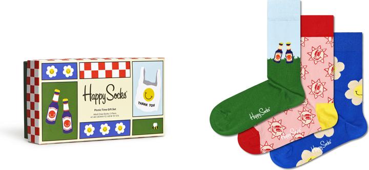 Image du produit Happy Socks Picnic Time Gift Set (Lot de 3, 41 - 46)