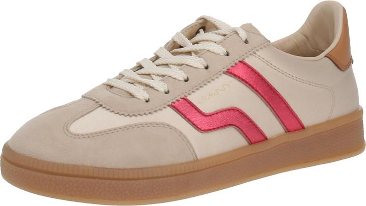 beige/red