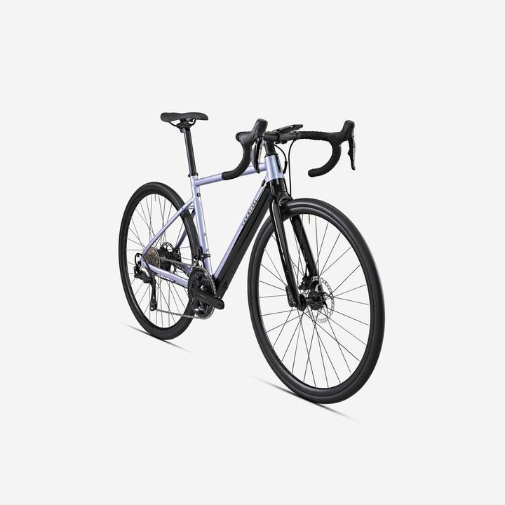 Actual product image Van rysel E-bike road bike E-EDR AF Shimano 105 Di2 2×12S purple