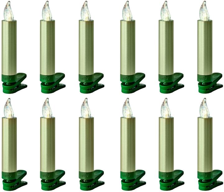 Produktbild Krinner LED Christbaumkerze Superlight Starter-Set (12 x)