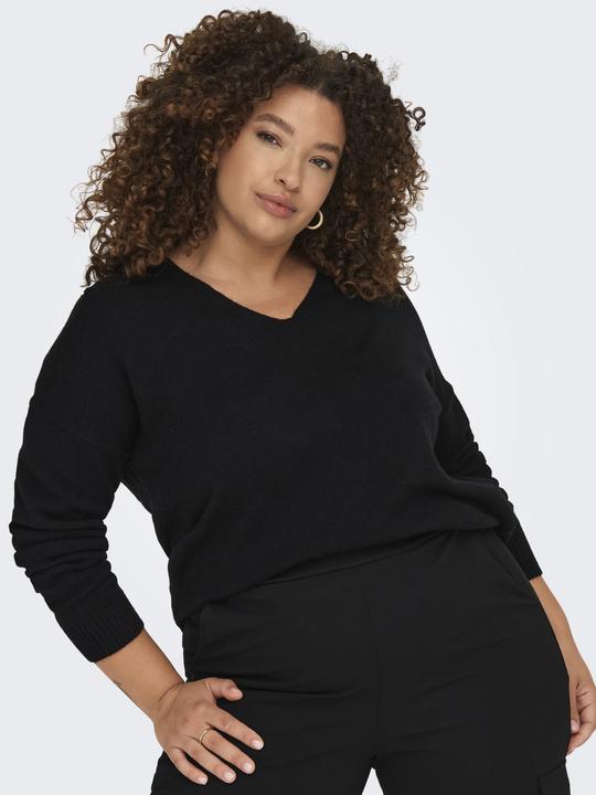 Actual product image Only Curvy V-neck Knit Sweater (S)