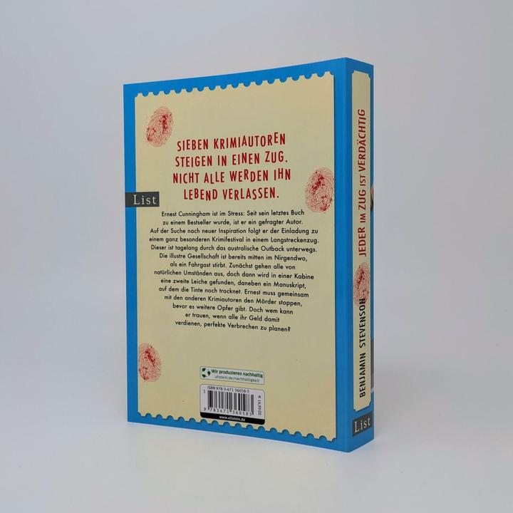 Produktbild Die mörderischen Cunninghams. Jeder im Zug ist verdächtig (Die mörderischen Cunninghams 2) (Deutsch, Stevenson, Benjamin, 2025)