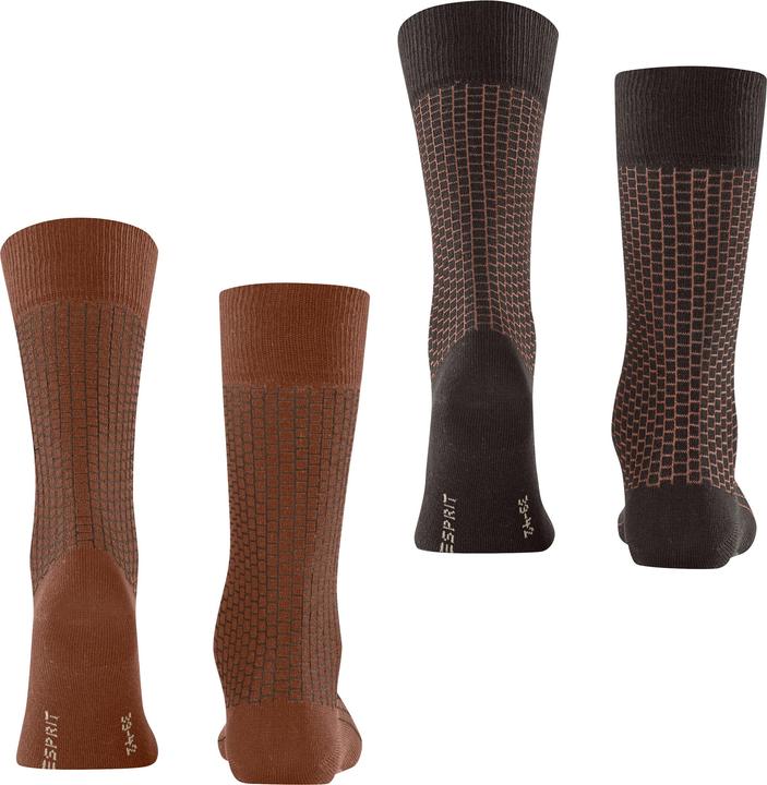 Image du produit Esprit Illusional Grid 2-Pack Hommes (lot de 2, 43 - 46)