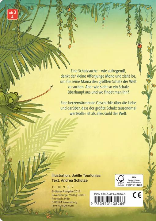 Produktbild Ravensburger Der grösste Schatz der Welt (Deutsch, Andrea Schütze, Joëlle Tourlonias, 2019)