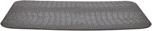 Actual product image Nordisk Design Placemat oval, leather croco brown, 43x29 cm (43 x 29 cm)