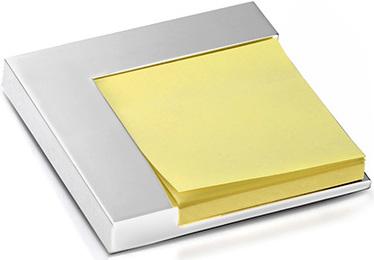 Immagine prodotto Nordisk Design Porta post-it, 10x10 cm, placcato in argento, protetto dall'ossidazione (10 x 10 cm)