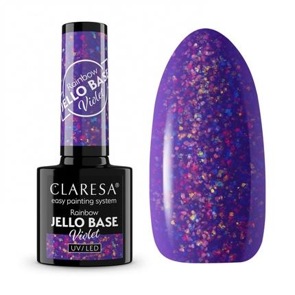 Actual product image Claresa Rainbow Jello Base Hybrid/Soakoff In Violet