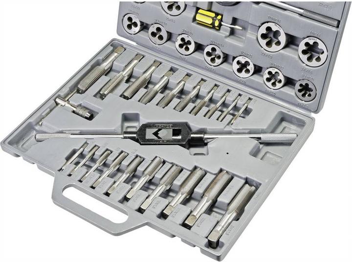 Image du produit Toolcraft Jeu de filières et tarauds de 45 pièces