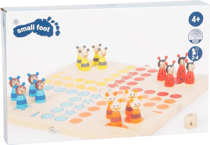 Actual product image small foot Ludo Animals (German, French, Italian, English)