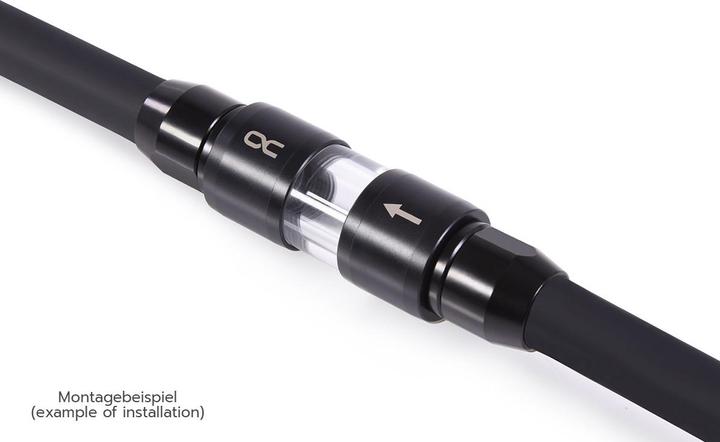 Actual product image Alphacool Icicle acrylic/acetal inline filter G1/4 IG