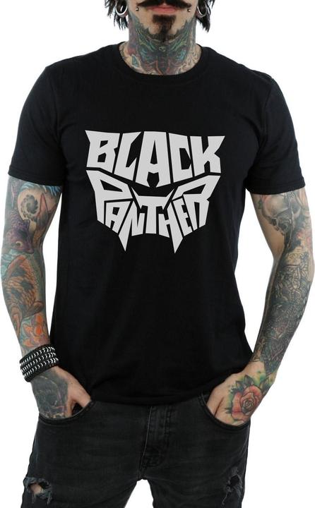 Immagine prodotto Maglietta con emblema con parole di Black Panther (L)