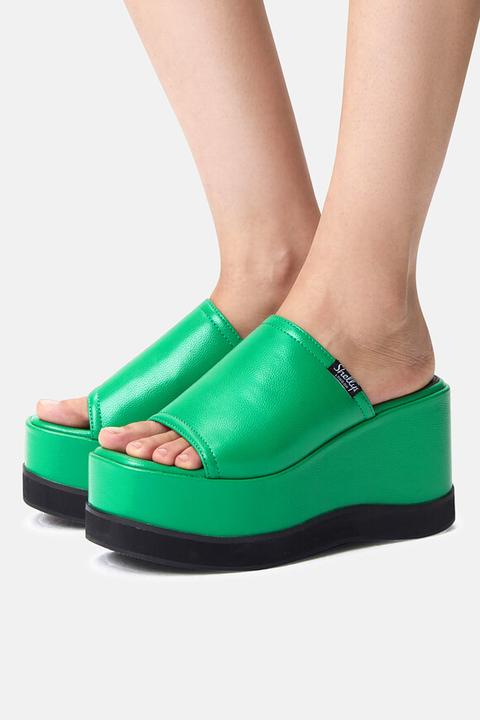 Shellys London Claquettes plateau (39)