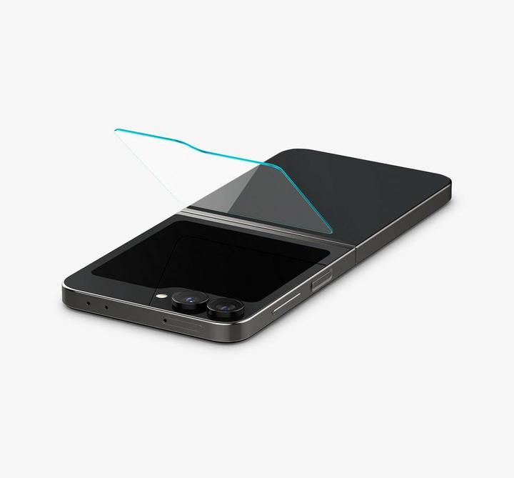 Image du produit Spigen EZ Fit Protecteur d'écran en verre trempé Clear Samsung Galaxy Z Flip 6 2-Pack (2 pièce(s), Samsung Galaxy Z Flip6)