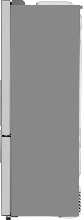 Produktbild LG GBB569NSAGB Kombinierter Kühlschrank 70cm, Klasse D, 462L, Wi-Fi, Kein Frost, Grau (462 l)