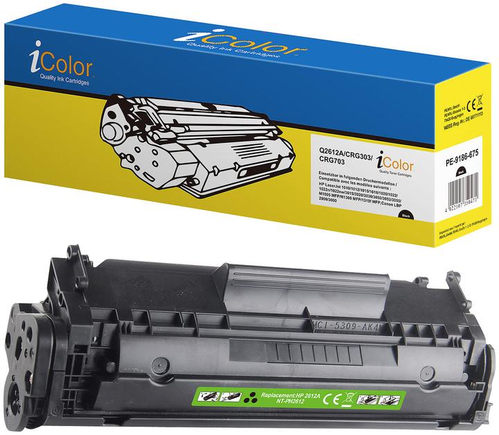 Actual product image IColor HP Q2612A / No.12A Toner- Compatible (FC)