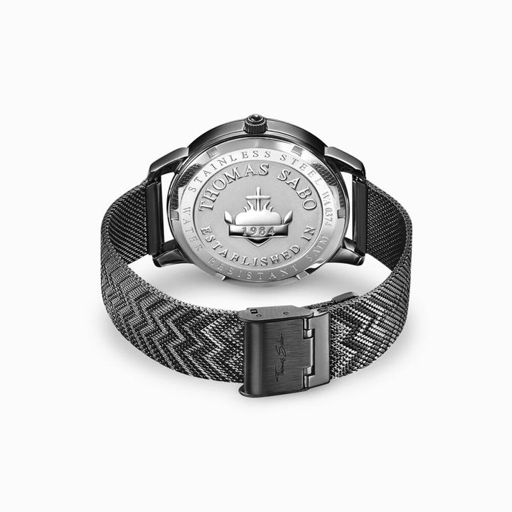 Actual product image Thomas Sabo Men watch Spirit Cosmos compass black (Analogue wristwatch, 41 mm)