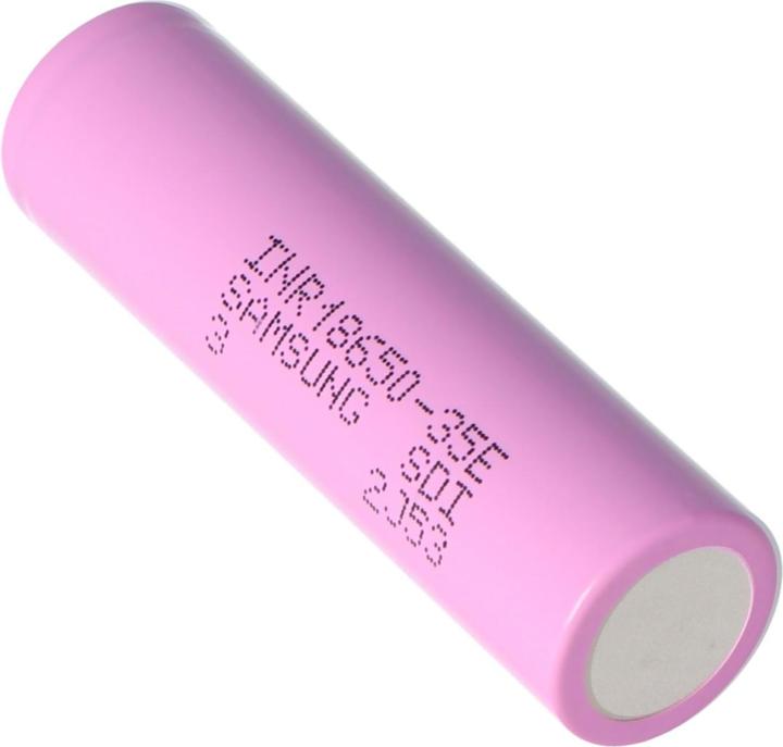 Actual product image Samsung INR18650-35E (1 pcs., 18650, 3500 mAh)