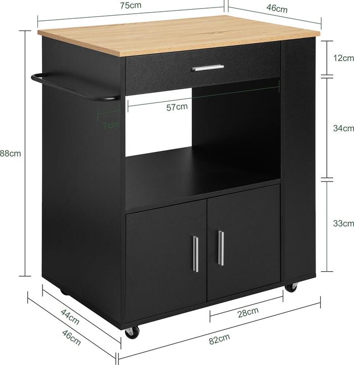 Produktbild SoBuy Küchenwagen