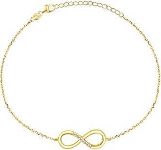 Produktbild Brilio Silver - Timeless Gold Plated Infinity Bracelet BRC48Y