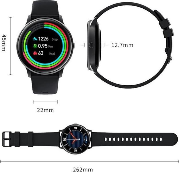 Actual product image imilab Smartwatch KW66 czarny (black) (45 mm)