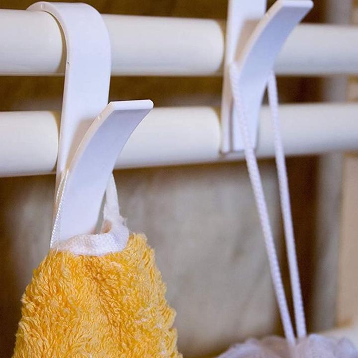 Produktbild König Design Handtuchhaken Badezimmer kein Bohren Kunststoff Handtuchhalter für Heizkörper