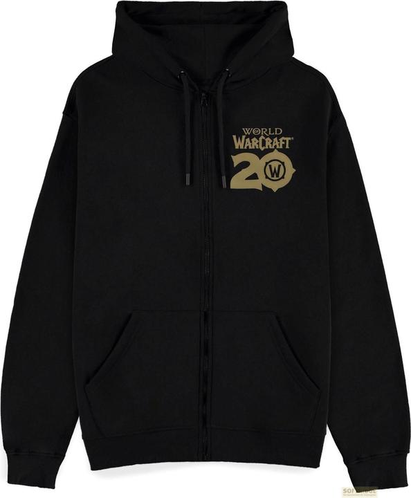 Produktbild Difuzed World Of Warcraft 20th Ann. - Men's Zipper Hoodie - L (L)