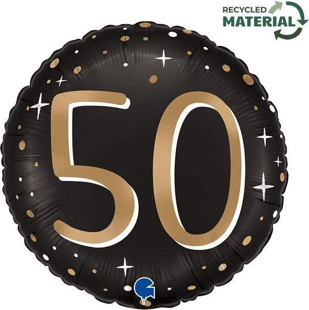 Actual product image Grabo Balloons 50th birthday balloon