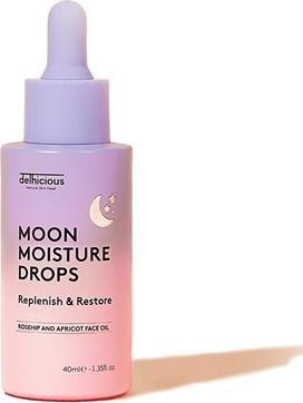 Produktbild Delhicious Moon Moisture Drops Night Face Oil (Face Oil) 40 ml (40 ml, Gesichtsöl)