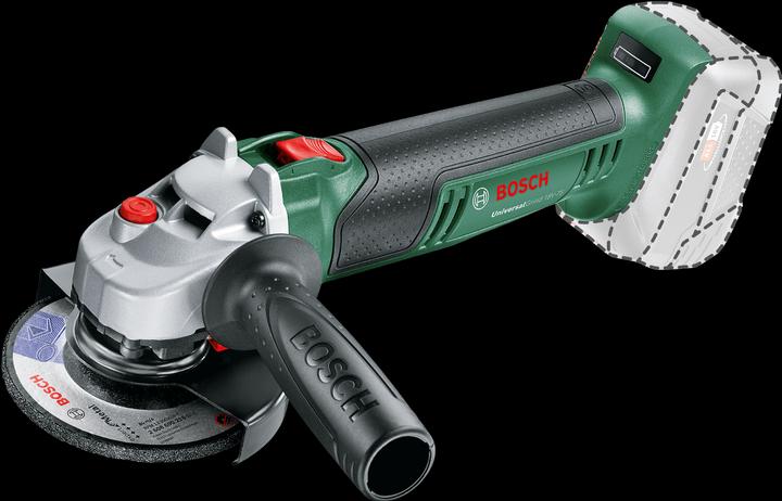 Smerigliatrice angolare a batteria UniversalGrind 18V-75 - impugnatura standard - convertitore di protezione.