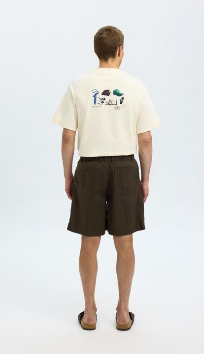 Produktbild Selected Homme Loose Fit Shorts aus Leinengemisch (M)