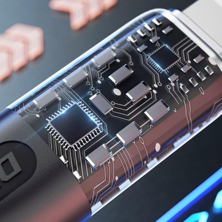 Image du produit Dudao Câble de charge rapide 120W 1m USB-C - USB-C L22C - gris (1 m, USB 2.0)