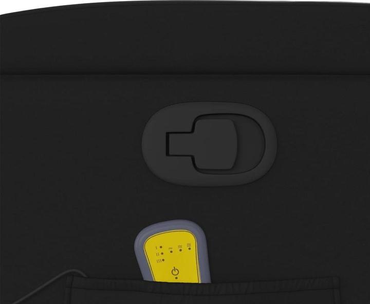 Actual product image VidaXL Massage chair black imitation leather,Colour: Black,Material