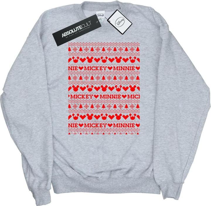 Image du produit Disney - Sweat MICKEY AND MINNIE CHRISTMAS FAIR ISLE - Homme (S)