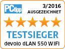 Produktbild Devolo dLAN 550 WiFi Starter Kit (500 Mbit/s)