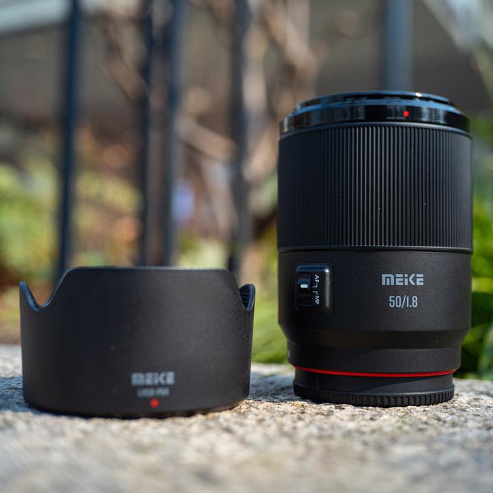 Actual product image Meike 50mm f/1.8 AF STM Lens Fullframe L Mount