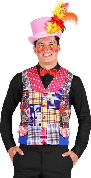 Actual product image Thetru Flickenweste Clown - Kostüm Zubehör für Fasching (XXL)