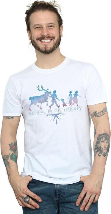 Image du produit Disney - T-shirt FROZEN BELIEVE IN THE JOURNEY SILHOUETTE - Homme (S)