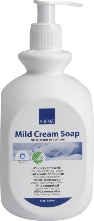 Produktbild Abena Cremsaebe mild 500ml u/farve & parfume - (500 ml pr. stk.) (Flüssigseife, 500 ml)