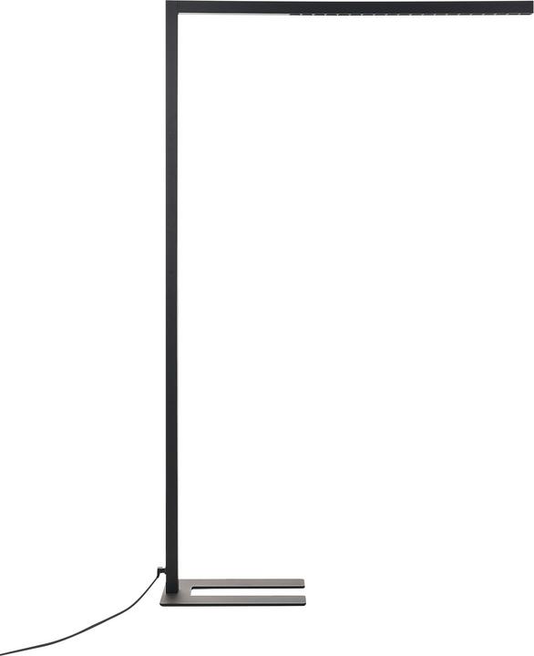 Actual product image Beliani Floor lamp LED metal black 194 cm rectangular MENSA (10800 lm, E27)