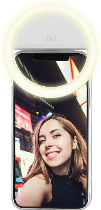 Produktbild T'nB Influence LED Ring Clip für Smartphone, 6500K,125 mAh Akku