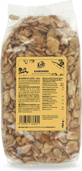 Immagine prodotto KoRo Fave arrostite in olio e salate (750 g)